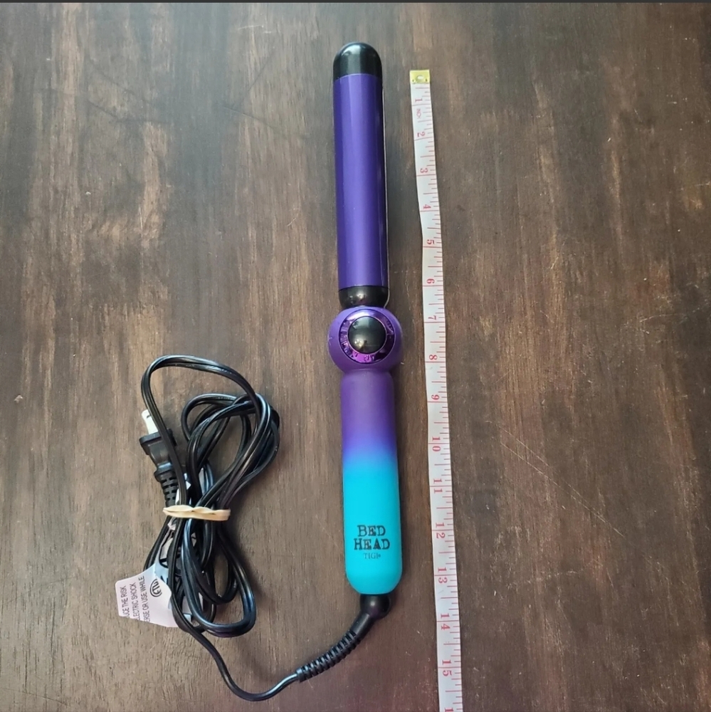 Bed Head Rough Volume Digital Hair Curling Wand 1 1/4" *EUC
